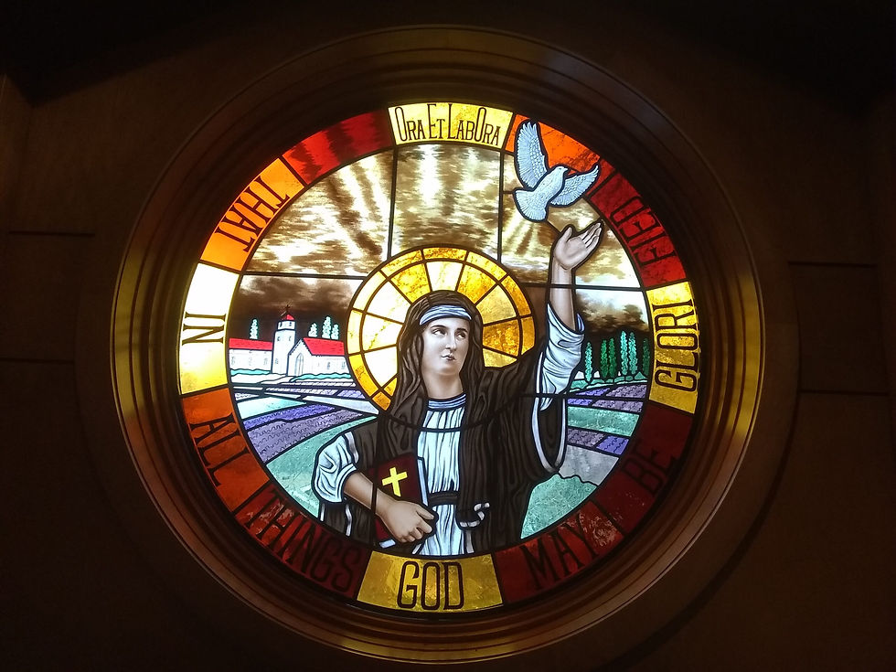 Stained glass window